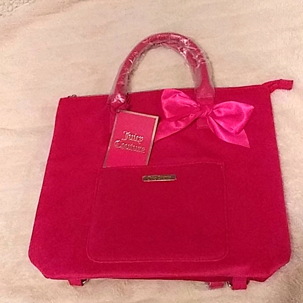 Juicy Couture Velvet Pink Bag